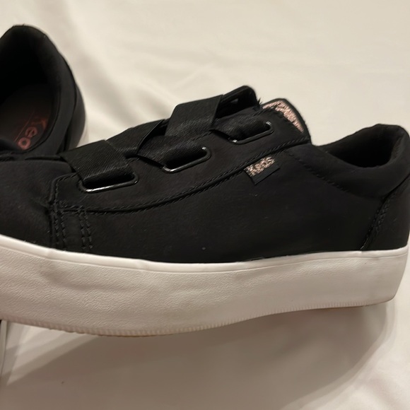 Womens Black Platform Slip-On Keds Worn Once! - Picture 3 of 6